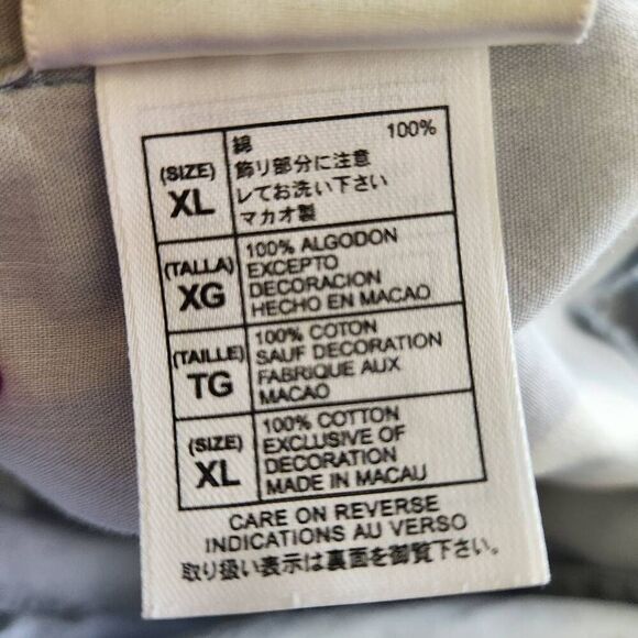 Vintage Disney World 90s Button Front Mens XL Mickey Donald Goofy Aloha Hawaiian - Picture 4 of 4